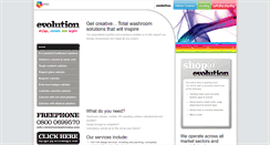 Desktop Screenshot of evolutionwashrooms.com